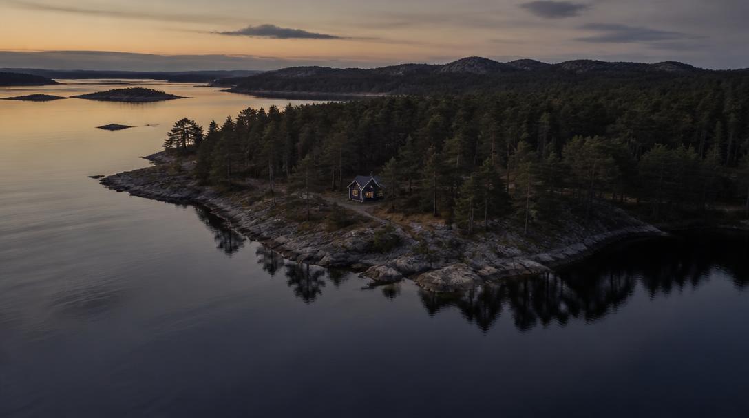 Misstänkt mördare och offer hade bjudit in till gemensam fest på skärgårdsön