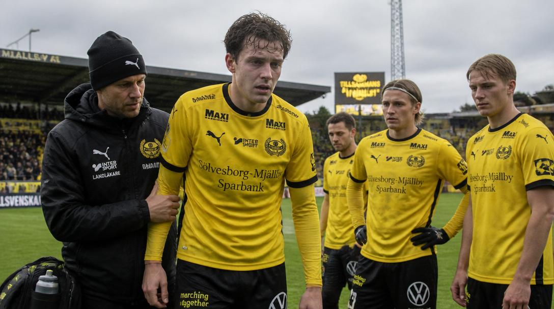 Mjällby tog poäng mot Elfsborg trots sjukdom och skador i truppen