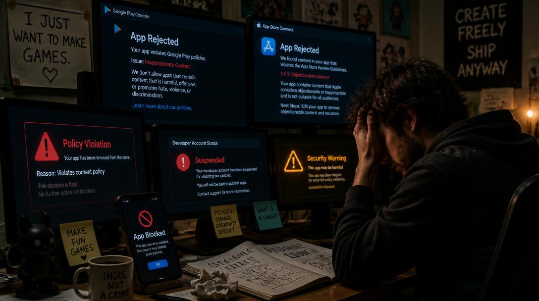 Moa Romanovas mobilspel om Kramfors stoppat av Apple