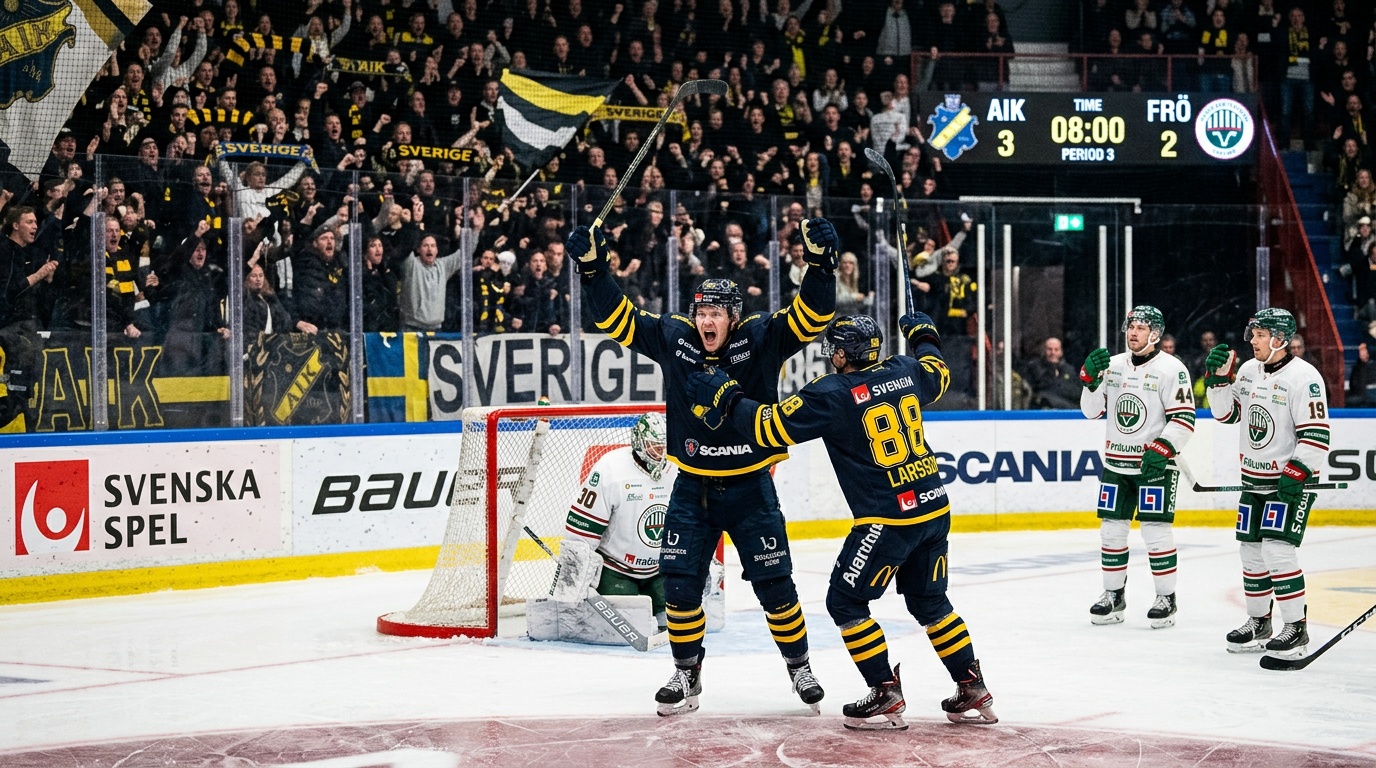 Modo har matchboll efter 5–3-seger mot Karlskoga