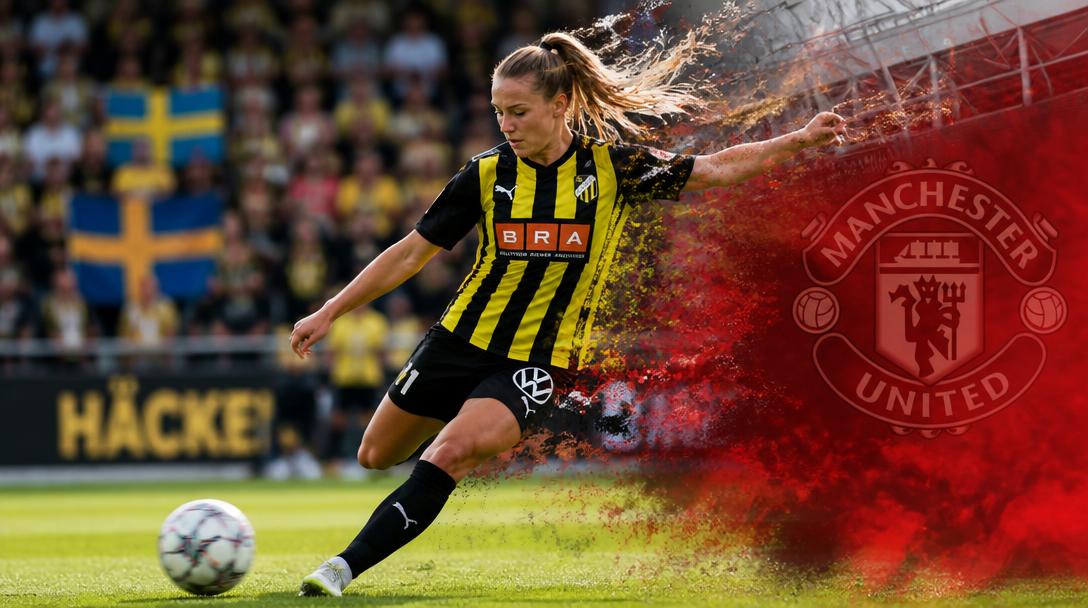 Monica Jusu Bah lämnar Häcken för Manchester United