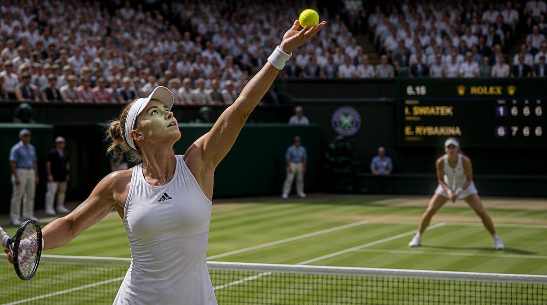 Muchová till sin första Wimbledonfinal efter dramatisk tiebreak mot Gauff