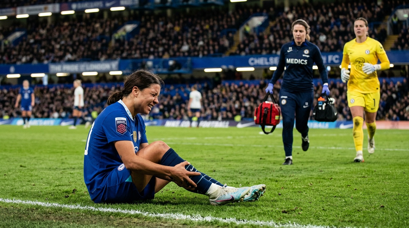 Nathalie Björn skadade sig efter två minuter i comebacken