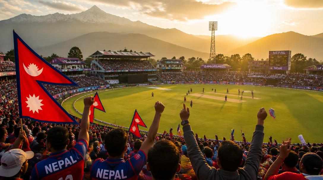 Nepals cricketlandslag spelar Asiacup-kval mitt under nationell kris
