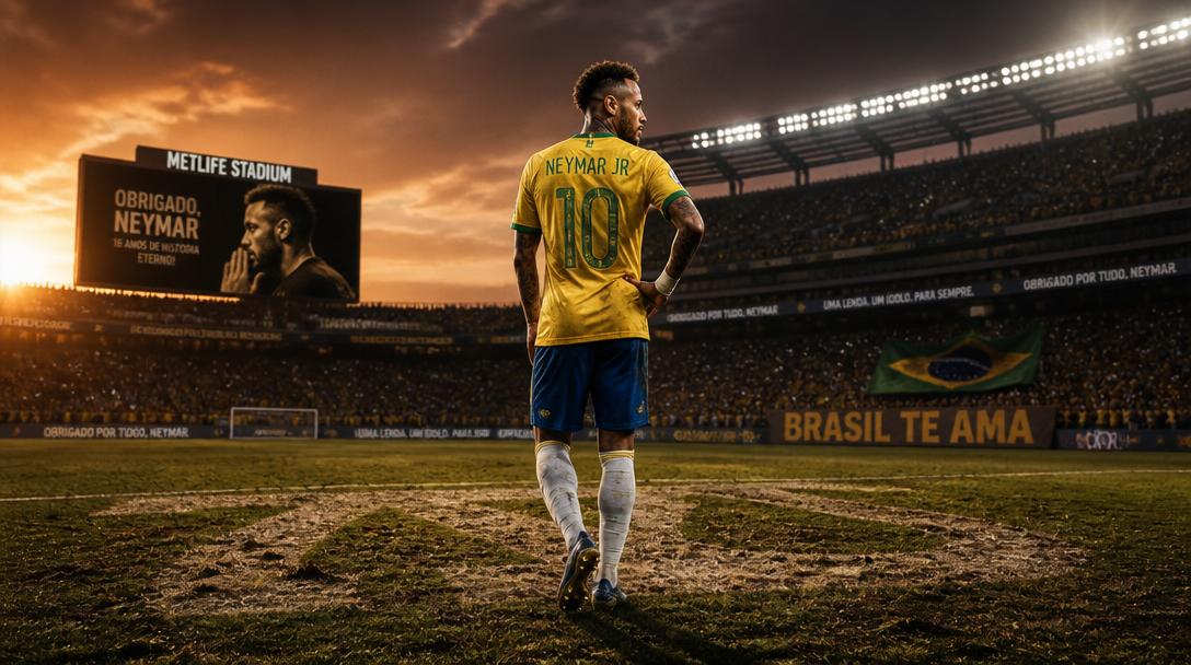 Neymar bekräftar landslagsavslut efter 2–1-förlusten mot Norge