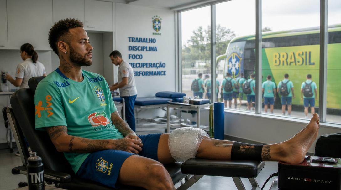 Neymar missar ännu ett VM-spel – stannar kvar för rehabilitering
