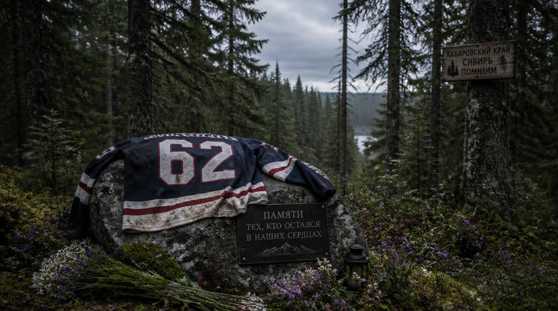 NHL-spelaren Kuzmenko byter tröjnummer till 62 för att hedra pappan som dödades av björn