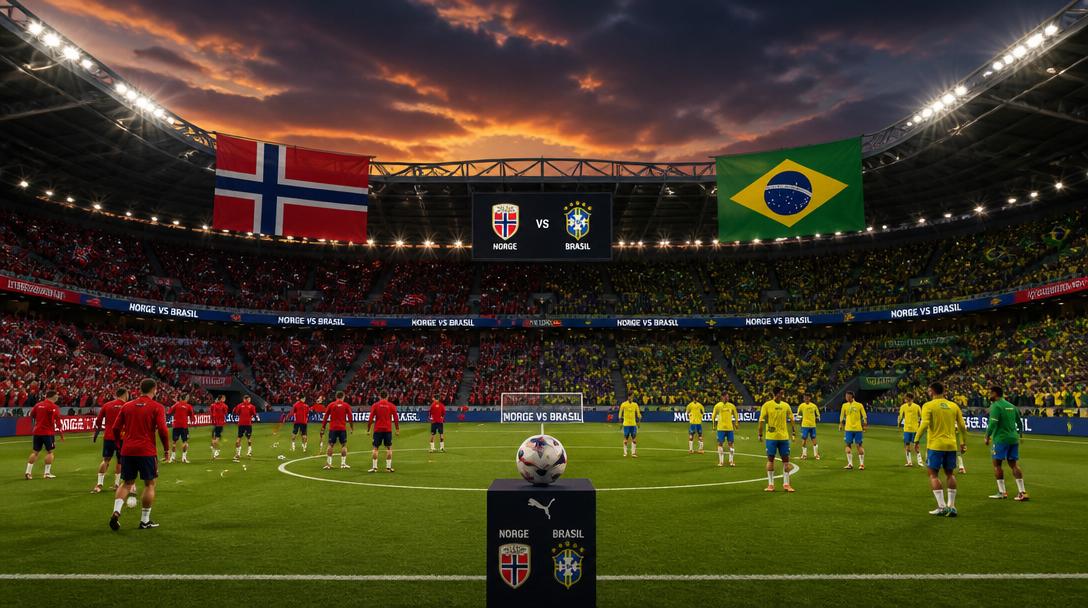 Norge möter Brasilien i åttondelsfinalen, med obruten svit att försvara