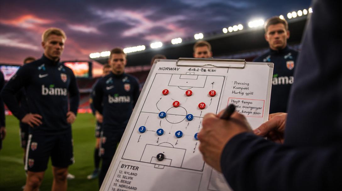 Norge roterar kraftigt mot Frankrike, Haaland och Ødegaard bänkas