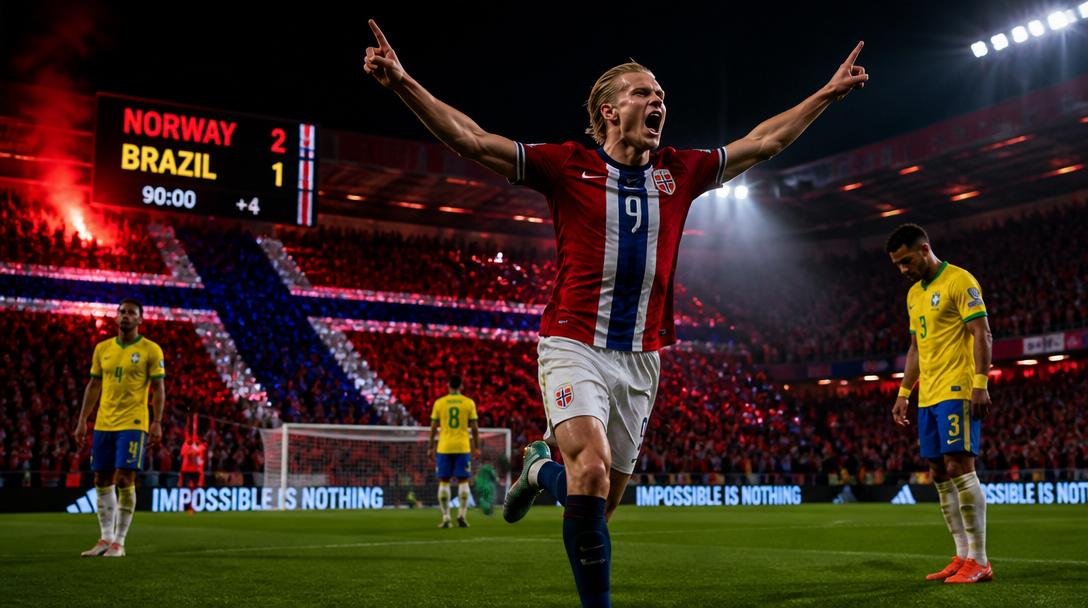 Norge slog ut Brasilien i VM, Solbakken: "Största lagprestationen ett norskt lag gjort"