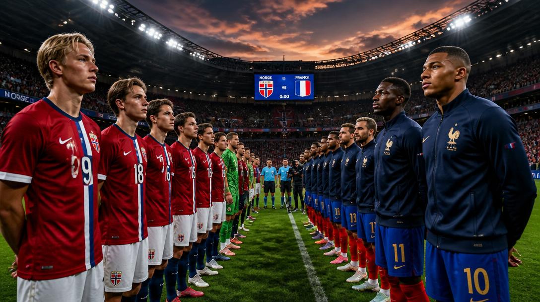 Norge vilar Haaland och Ødegaard mot Frankrike i avgörande gruppspel