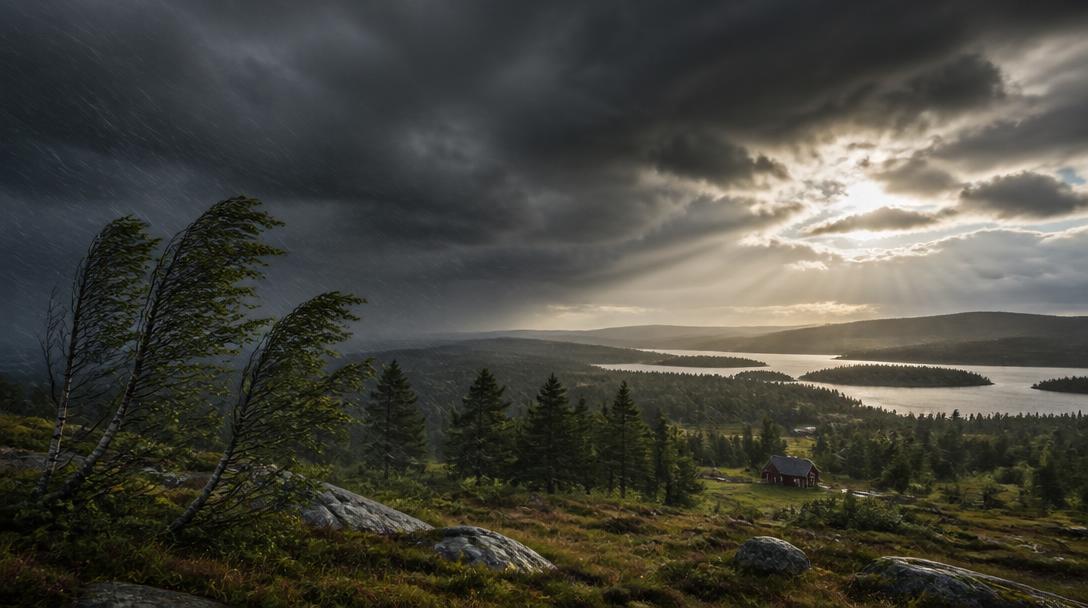 Norrland får sol i helgen medan regnområden sveper in över södra Sverige