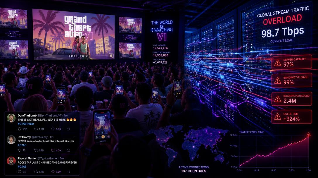 Ny GTA VI-trailer fick Netflix att krascha