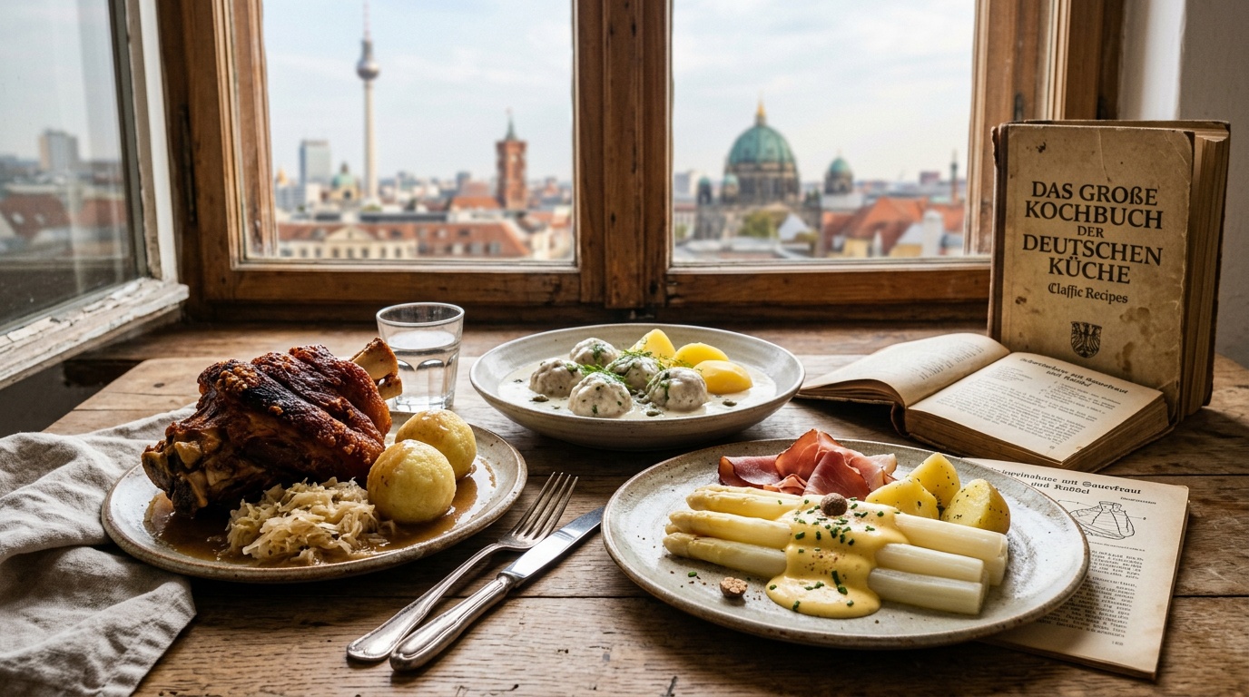 Ny kokbok om tysk mat får blandat mottagande av svenska recensenter
