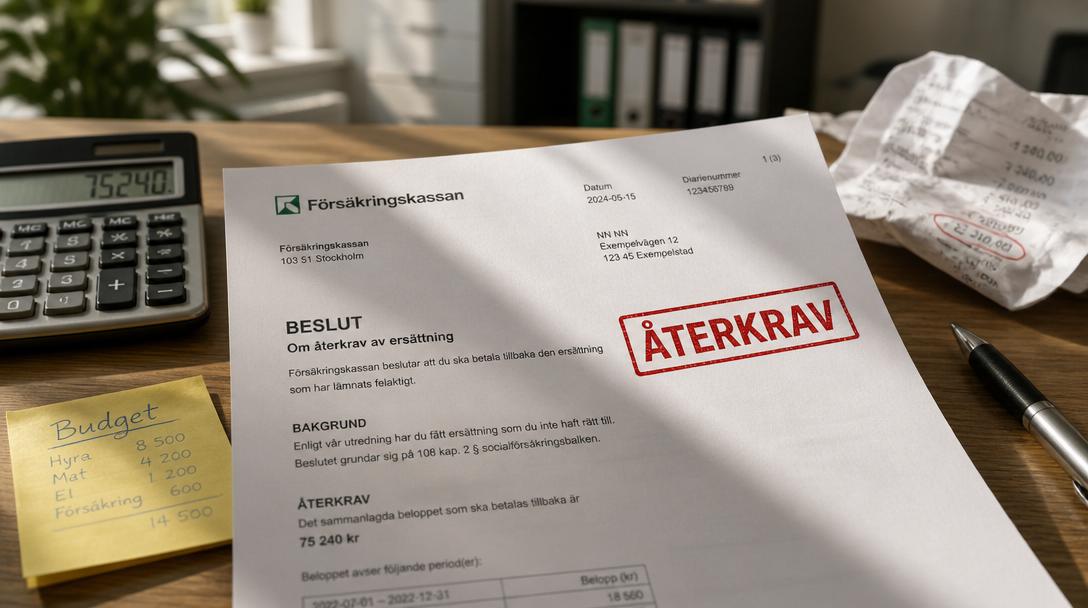 Ny lag: Felaktiga uppgifter till Försäkringskassan ger 25 procents avgift från 1 juli