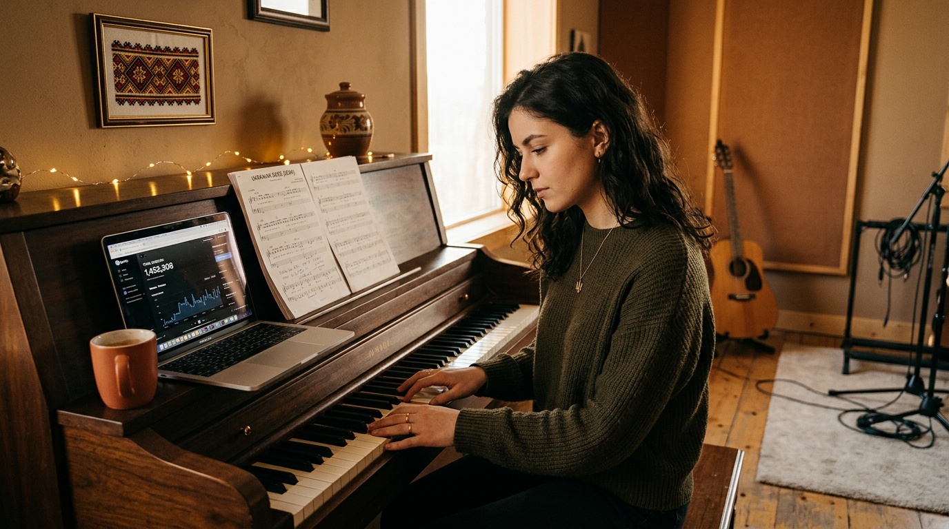 Olga Myko, 26, har 40 miljoner streams, men trodde bara kompisar lyssnade