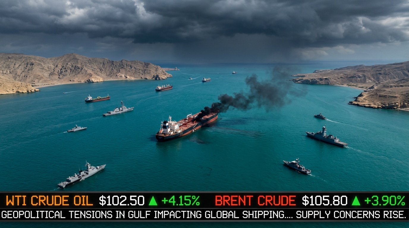 Oljepriser passerar 100 dollar fatet efter attacker i Hormuzsundet