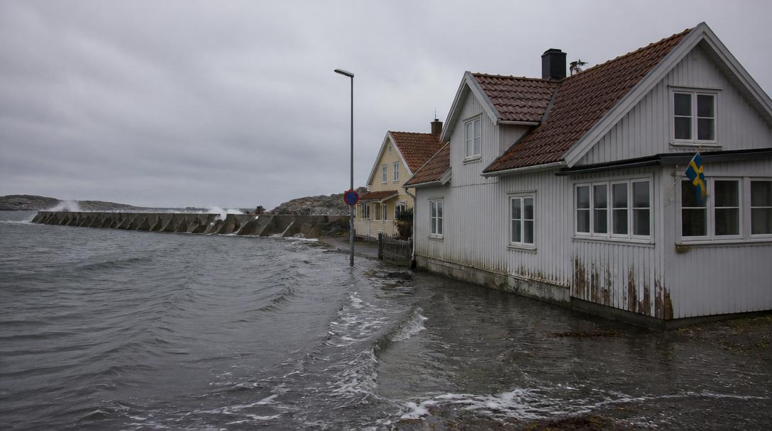 Över 10 000 bostadshus i riskzon när havet stiger, värde på 100 miljarder