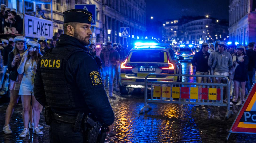 Över 100 polisärenden i Malmö under stökig studentnatt i Skåne