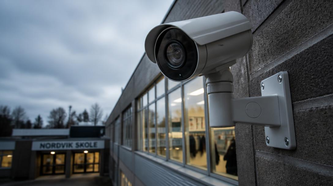 Övervakningskamera på Brinellskolan sattes på timmar innan skoldådet