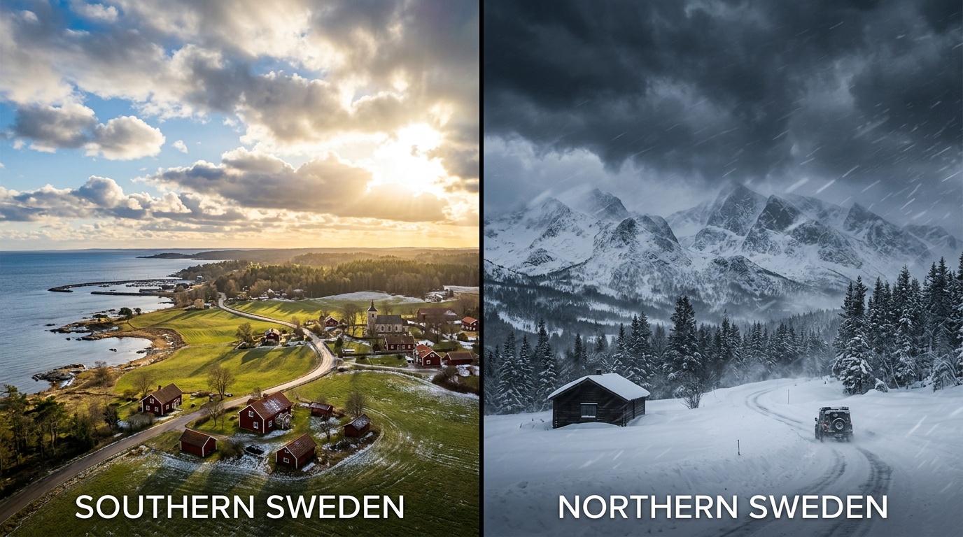 Påskvädret: kallfront och lågtryck ger snö och regn från skärtorsdag