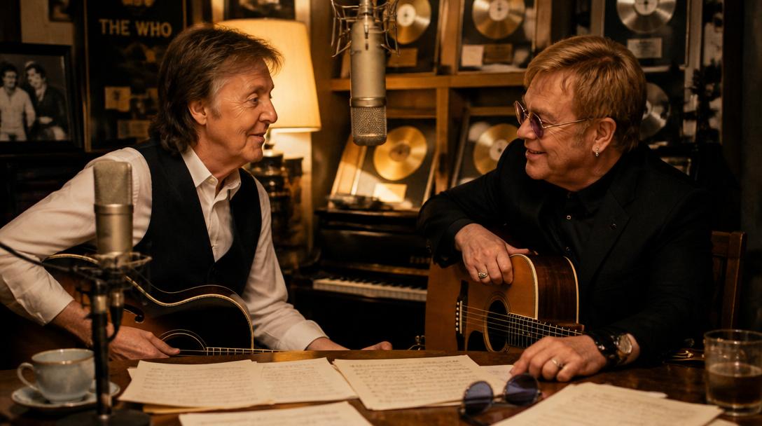 Paul McCartney och Ringo Starr släpper sin första duett någonsin