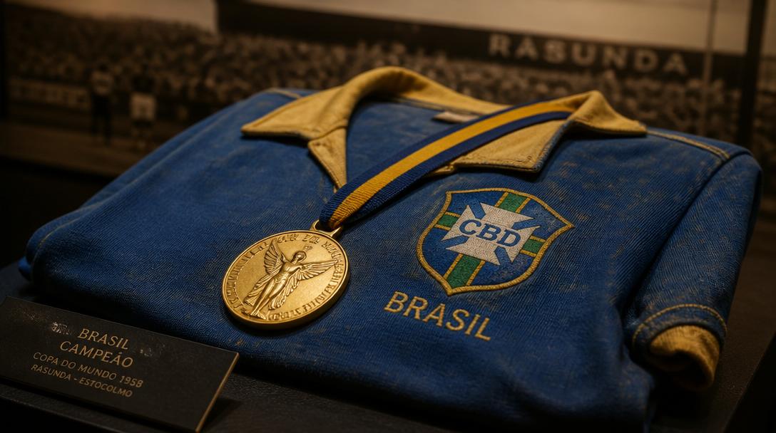 Pelés VM-guld från 1958 läggs ut på auktion under pågående VM