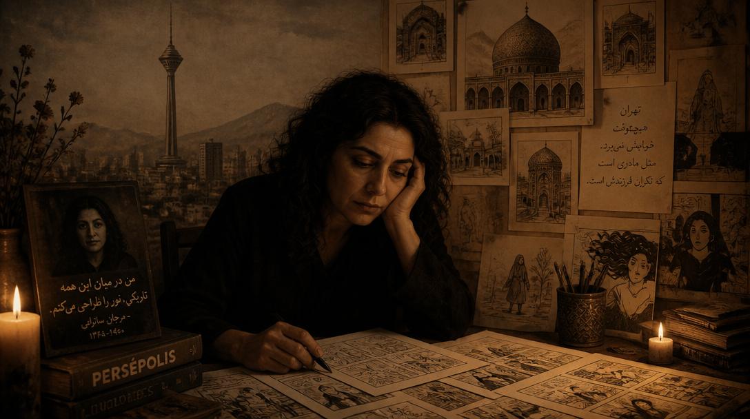 Persepolis-skaparen Marjane Satrapi har dött, 56 år gammal
