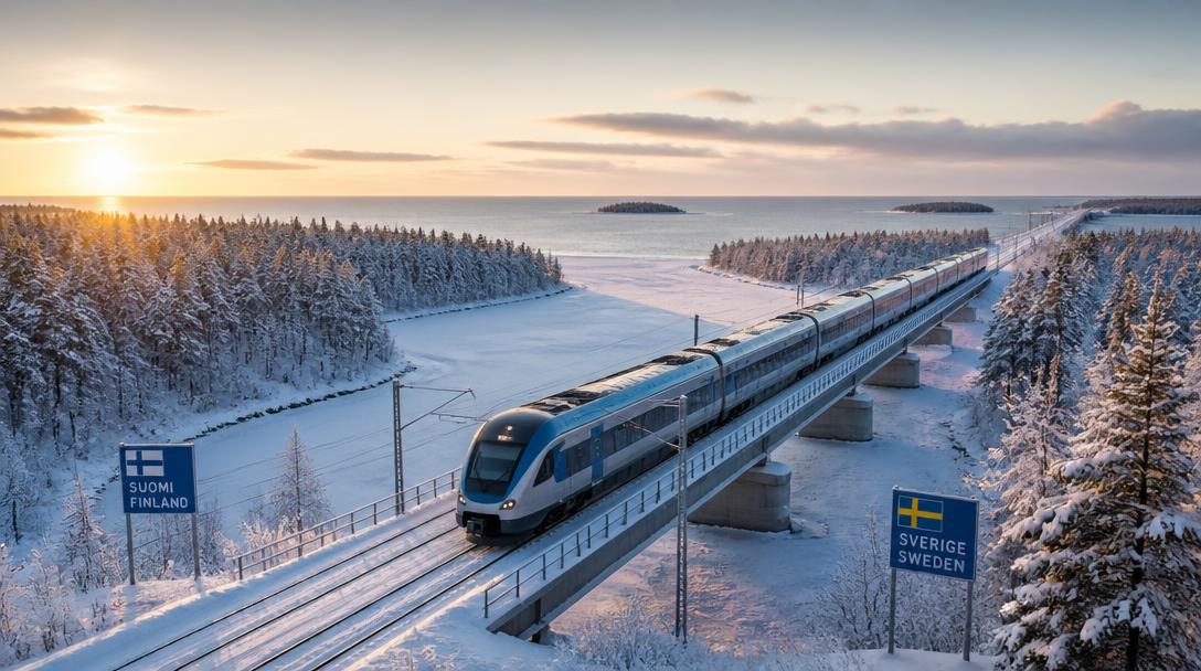 Persontåg rullar igen mellan Sverige och Finland efter 38 år