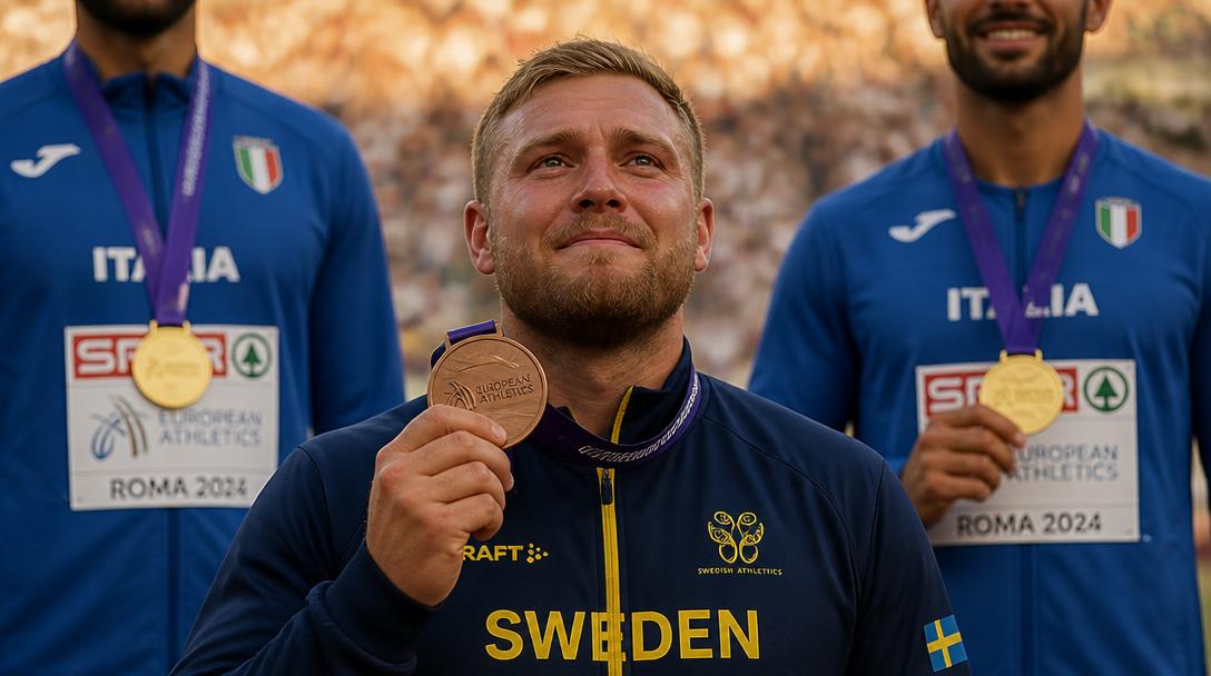Petersson tar historiskt EM-brons i kulstötning, 20,97 meter