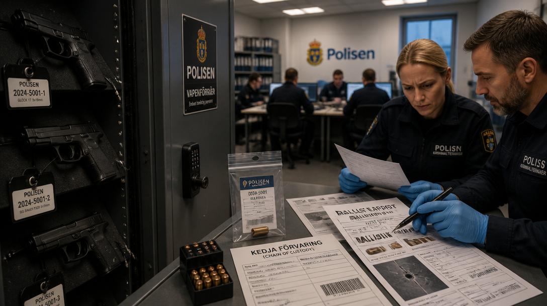 Pistol märkt "Tillhör polisen" användes vid masskjutningen i Gävle