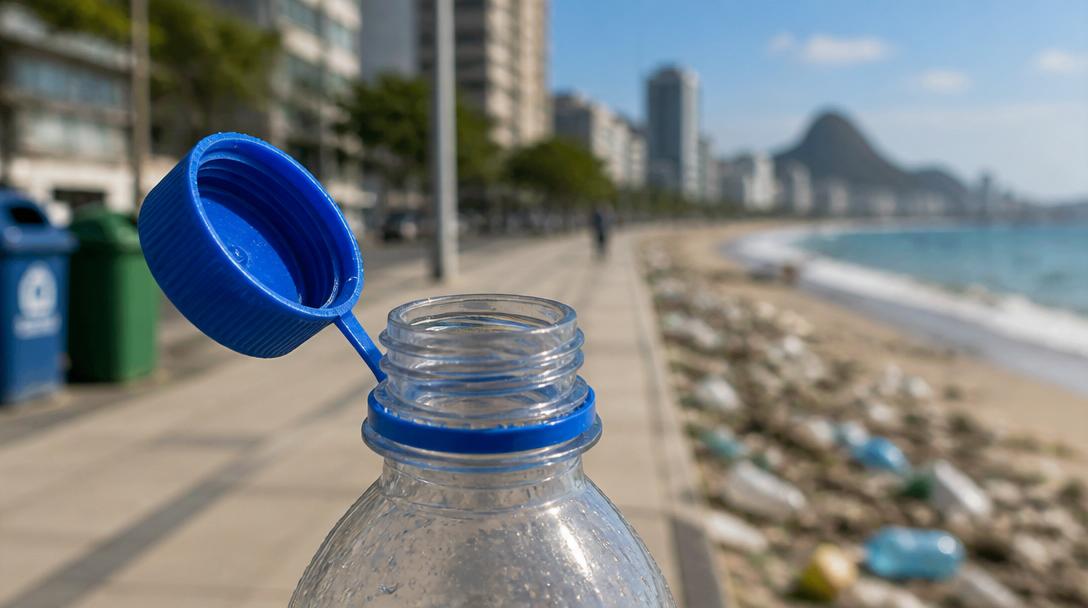 Plastkorken som sitter fast minskar nedskräpningen i städer med 62 procent