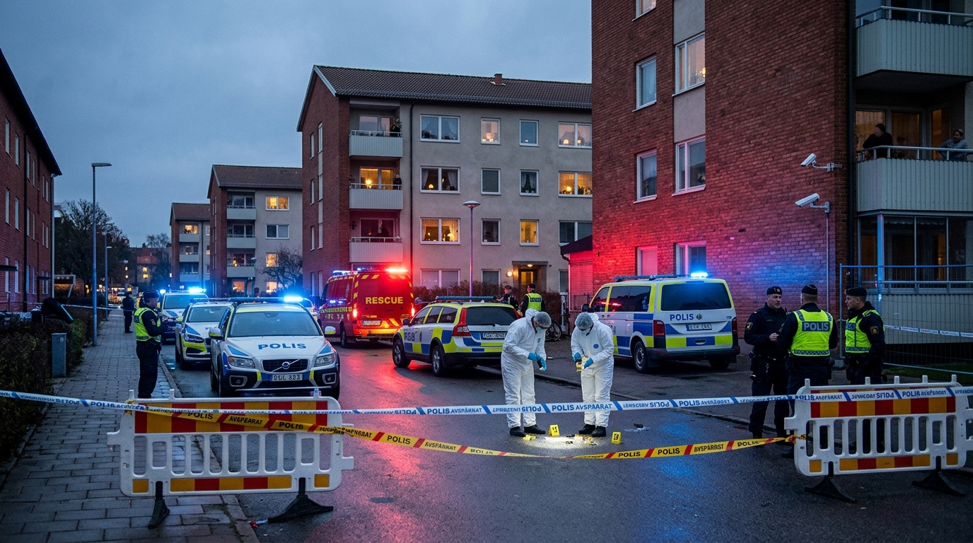 Pojke i 15-årsåldern skjuten på Rosengård, två jämnåriga gripna