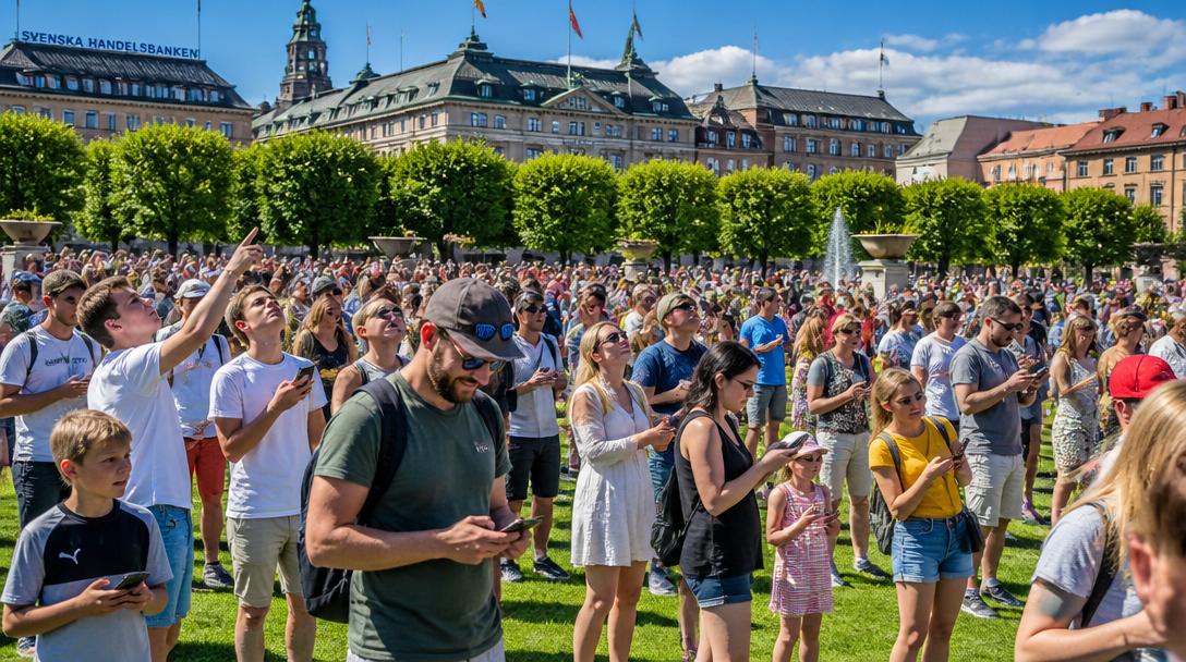 Pokémon Go fyller tio år och lockade hundratals till svenska städer