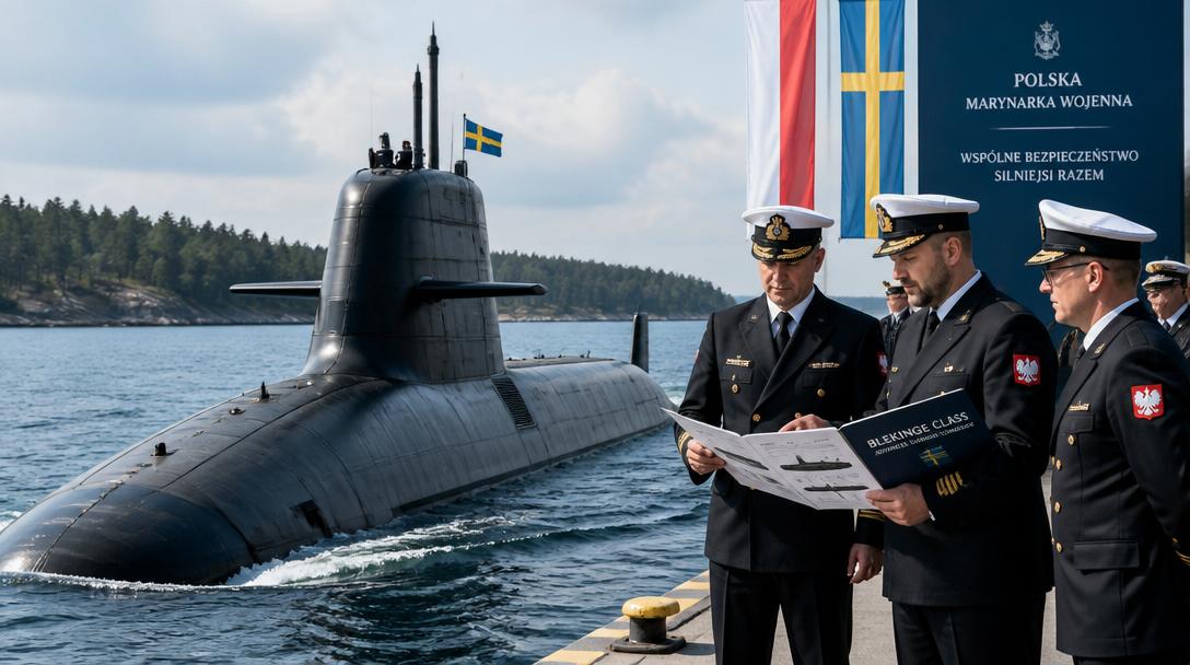 Polen skriver kontrakt om tre svenska ubåtar den 29 juni