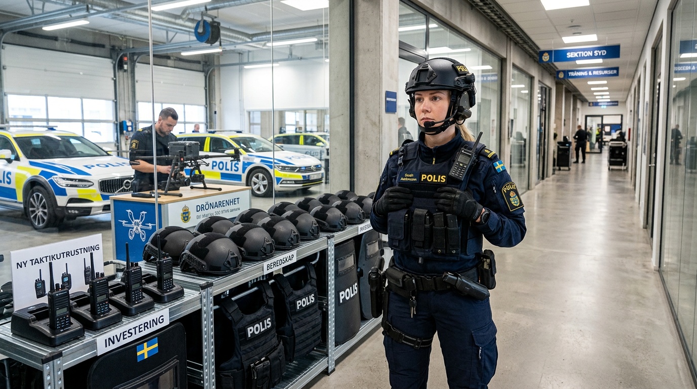 Polisen begär 9,6 miljarder extra år 2029 och vill ha 10 000 fler anställda