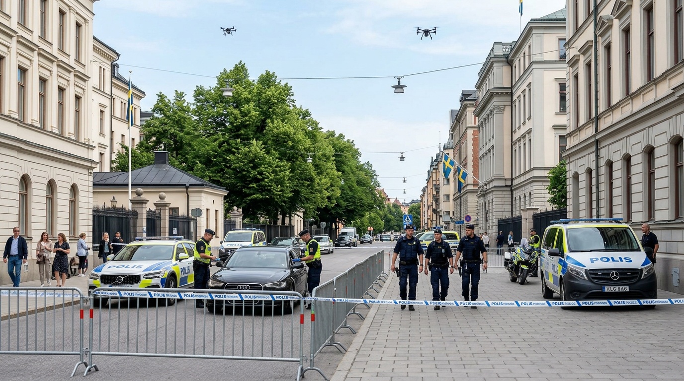 Polisen inför visitationszon i Diplomatstaden efter förhöjd hotbild mot israeliska och amerikanska mål