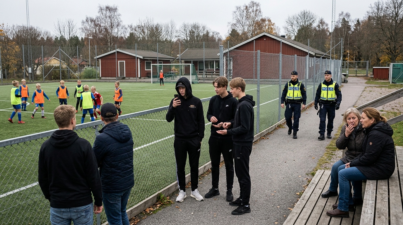 Polisen misstänker att gäng försökte rekrytera 8-åringar under fotbollsmatch i Stuvsta