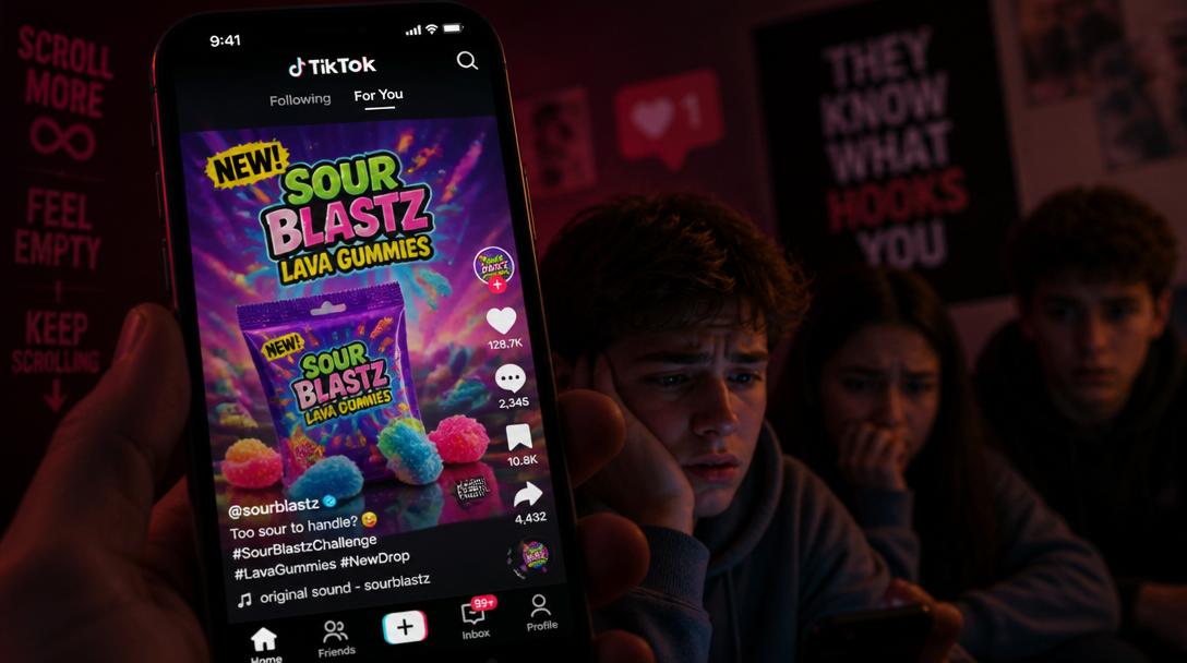 Polisen varnar: reklam för "cannabisgodis" sprids till unga på TikTok och Snapchat