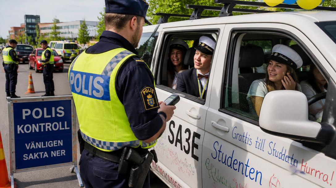 Polisen varnar: Studentfirandet kan kosta tusentals kronor i böter