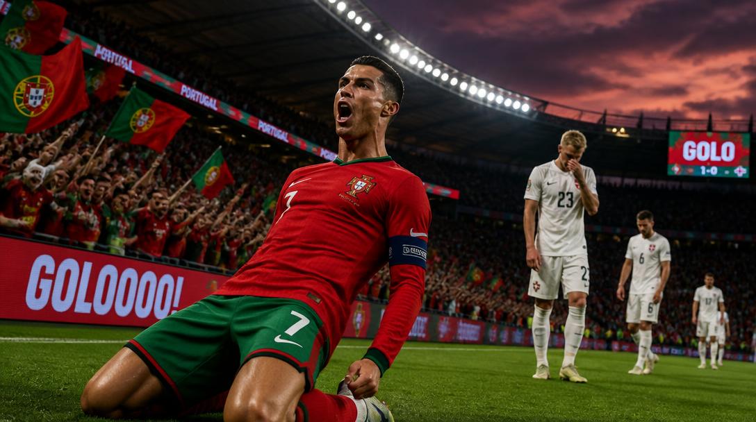Portugal vände och vann mot Norge – norrmännen sist i gruppen