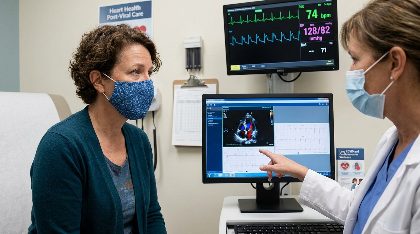Postcovid fördubblar risken för hjärt-kärlsjukdom hos medelålders kvinnor