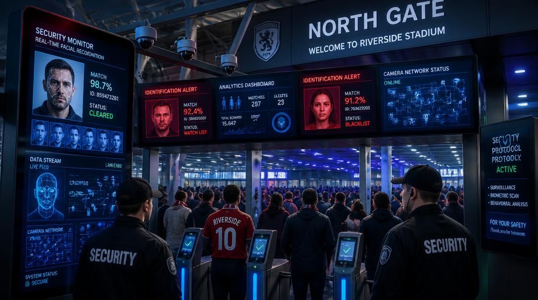 Premier League inför ansiktsscanners för att kontrollera besökare i realtid