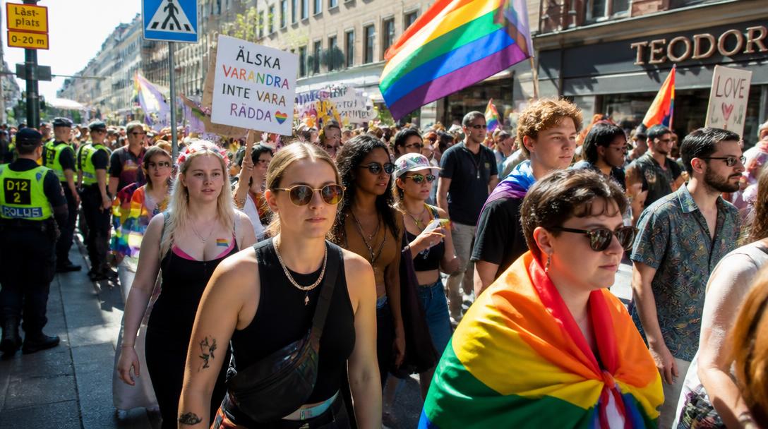 Pridefirare i Stockholm oroliga efter Berlinattacken men väljer att delta ändå