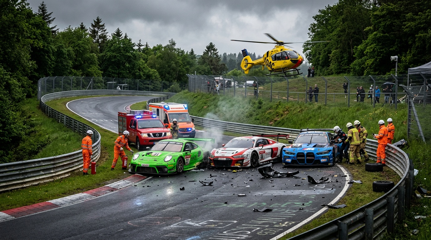 Racingföraren Juha Miettinen, 66, dog i masskrasch på Nürburgring