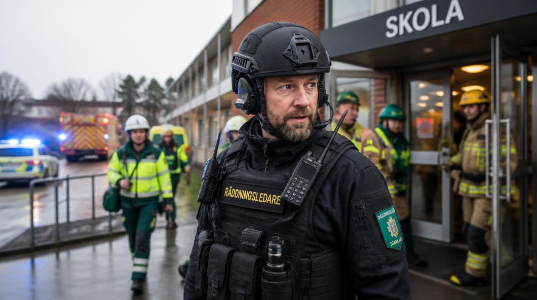Räddningstjänsten i Fagersta hade övat på dödligt våld precis innan svärdattacken