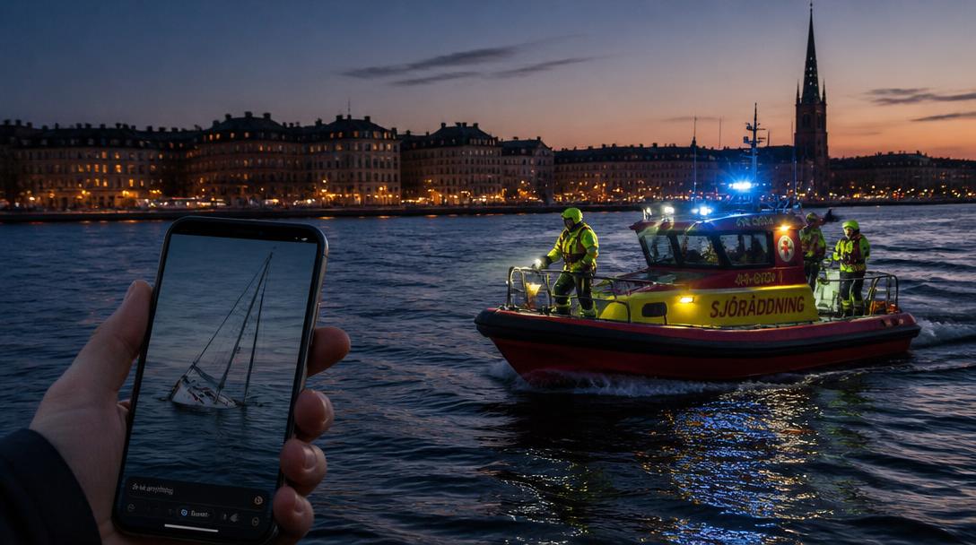 Räddningstjänsten larmades ut efter AI-genererad bild på "sjunkande båt"