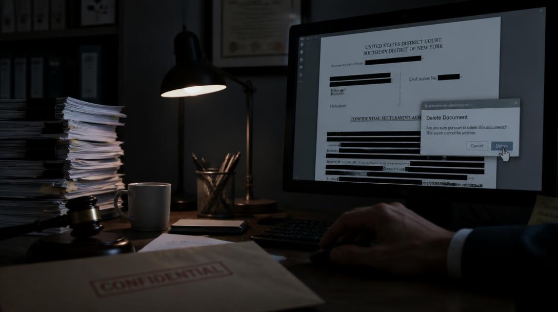 Rättsdatabaser raderar domar i hemlighet efter förlikningar