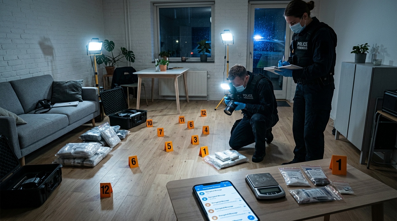 Rawa Madjid ringde till gripen Foxtrot-medlem mitt under finskt polistillslag