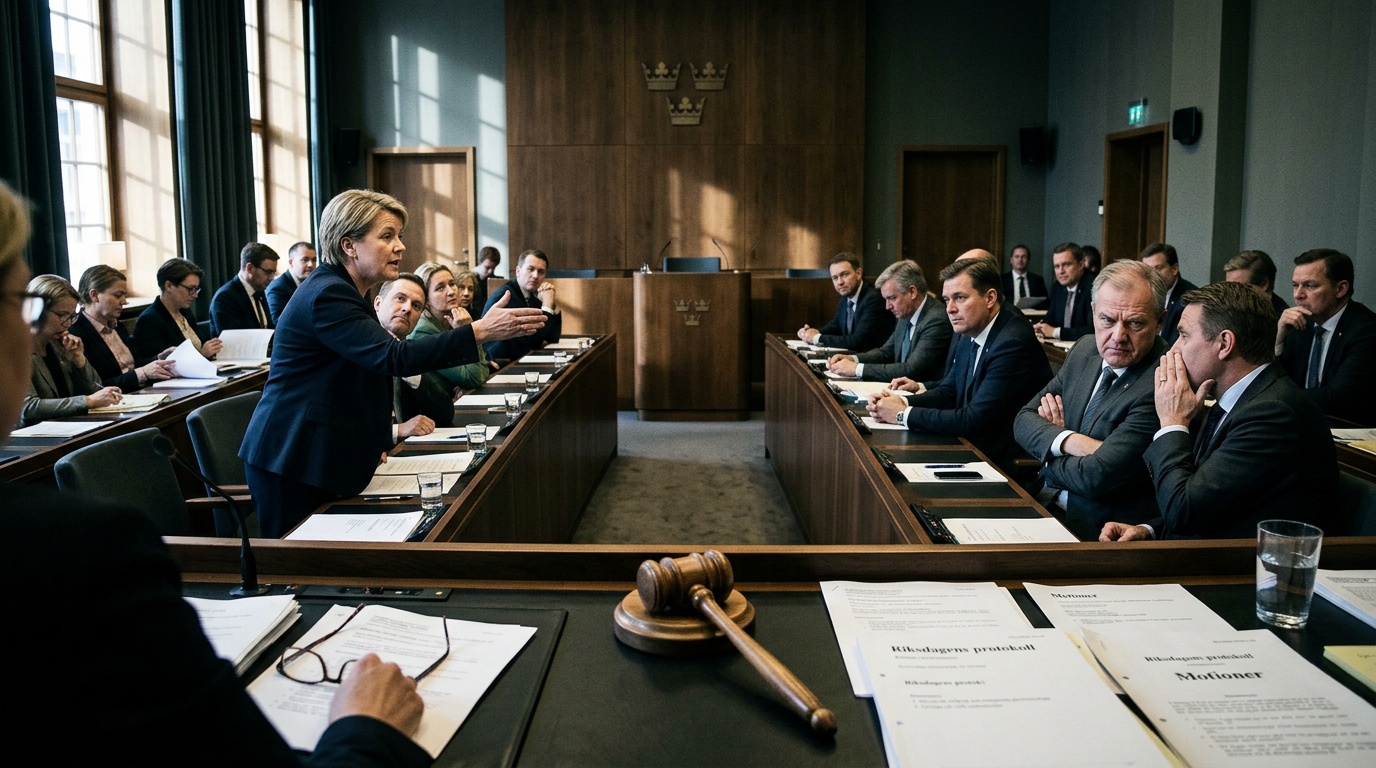 Regeringen och SD blockerar KU-förhör med Kristersson om bistånd och Lantmäteriet